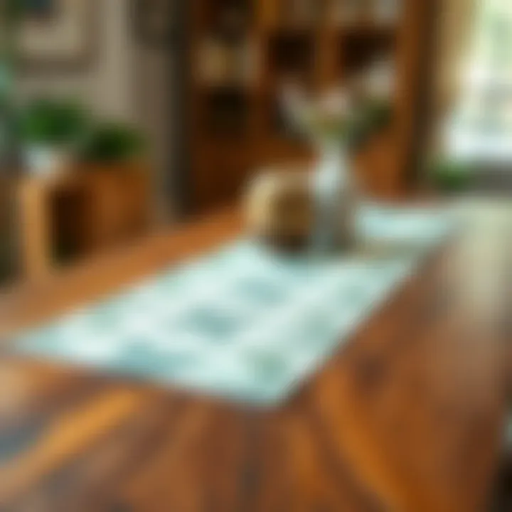 Eco-friendly end table runner options showcased