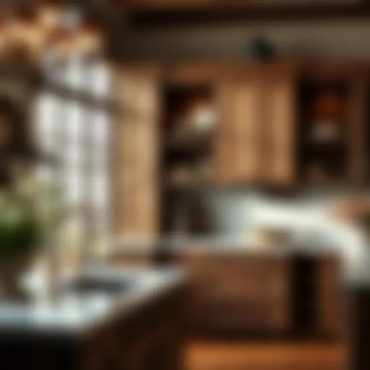 Elegant cabinet materials highlighting craftsmanship and style