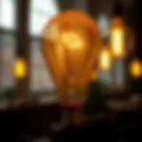 The original light bulb design by Thomas Edison