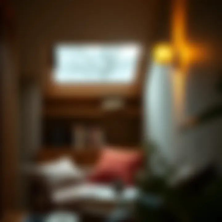 Creating a Cozy Reading Nook with Wall Lamps Cozy reading nook with stylish wall lamp and ambient lighting