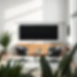 Elegant Grey Modern Armchair in Minimalist Setting Elegant grey modern armchair in a minimalist living room setting