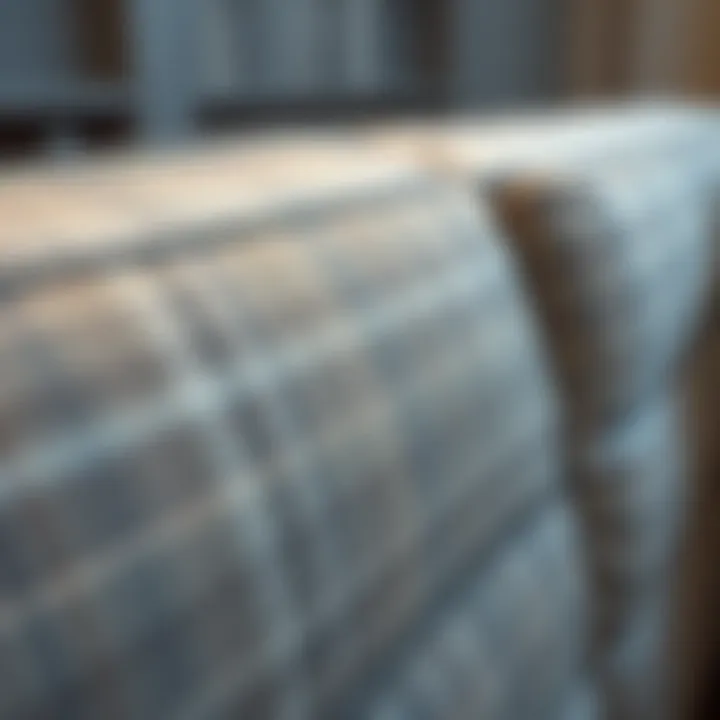 Fabric Texture of Wall Mount Futon Close-up of a wall mount futon showcasing fabric texture and design