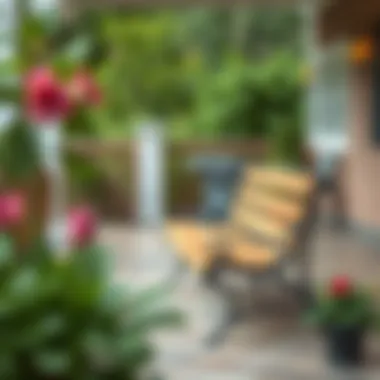 Maintenance Tips for Outdoor Benches Care and maintenance of a patio bench in a serene setting