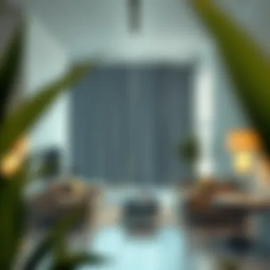 Creative uses of shade cloth plastic clips in modern interior decor