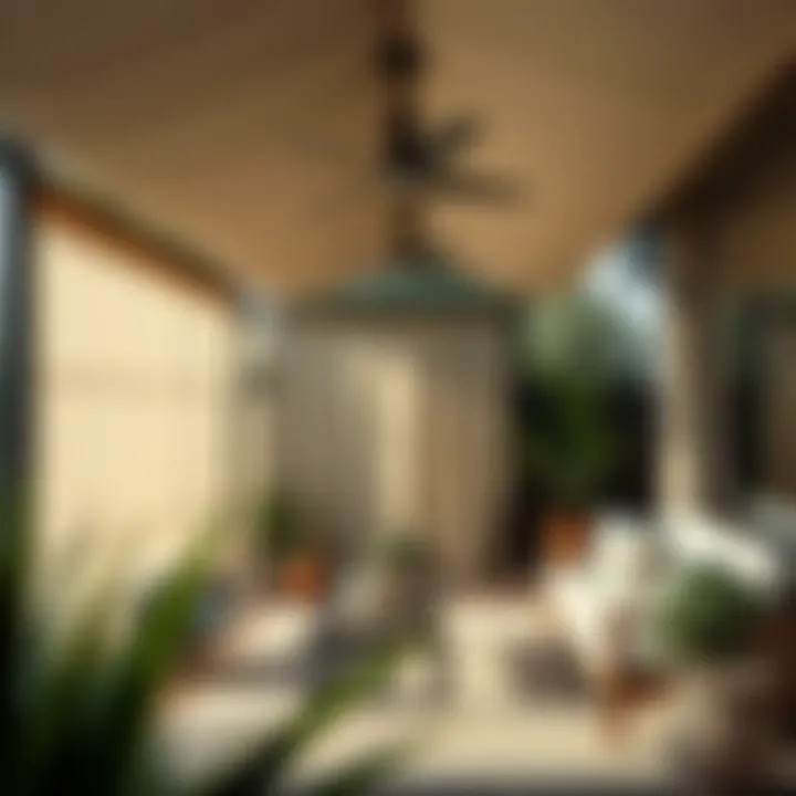 Innovative design showcasing shade cloth plastic clips in an outdoor setting