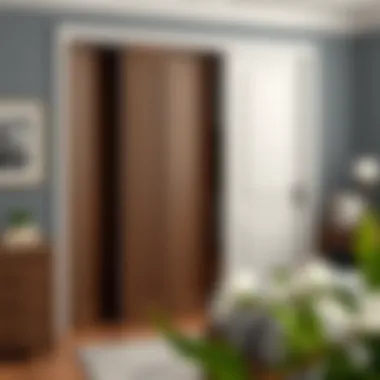 Material Choices for Bifold Closet Doors Diverse material options for bifold closet doors