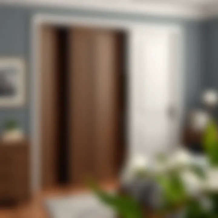 Material Choices for Bifold Closet Doors Diverse material options for bifold closet doors