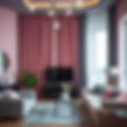 The Versatility of Pink and Gray Curtains in Living Room Design Introduction