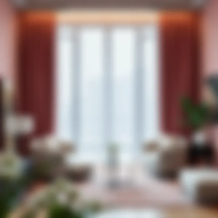 Notable The Versatility of Pink and Gray Curtains in Living Room Design