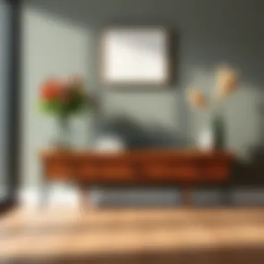 Sustainability in Design: Eco-Friendly Choices Sustainable materials used in wooden narrow console tables