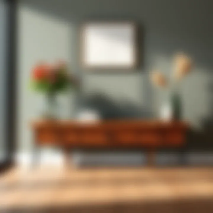 Sustainability in Design: Eco-Friendly Choices Sustainable materials used in wooden narrow console tables