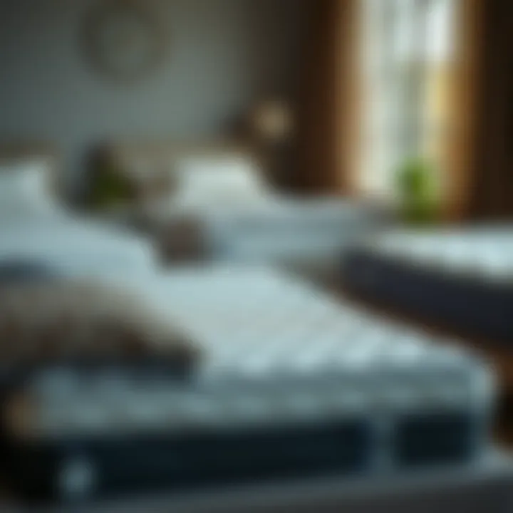 An assortment of twin mattress toppers showcasing various materials and designs