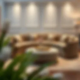 Luxurious fabric options for round sectional couch covers