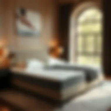 Queen Mattress in an Elegant Bedroom Elegant bedroom featuring a queen mattress