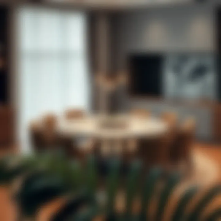 Optimal Table Arrangement for Comfort Strategic arrangement of tables for gatherings