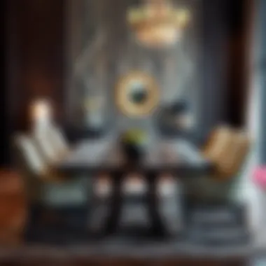 Elegant Rectangular Table Setup Elegant rectangular table set for ten