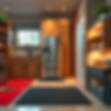 Diverse Selection of Rubber Mats for Refrigerators Variety of rubber mats for kitchen use