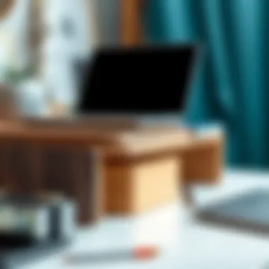 Materials in Vented Laptop Lap Desks Different materials used in vented laptop lap desks displayed together