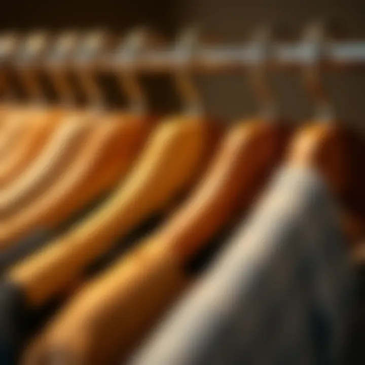 Different materials used in wide suit hangers