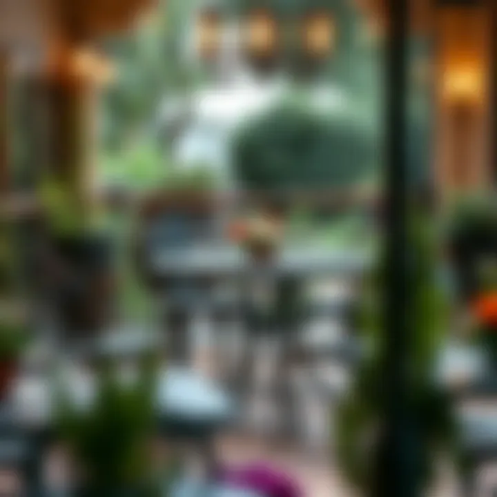 Diverse design options of wrought iron outdoor furniture